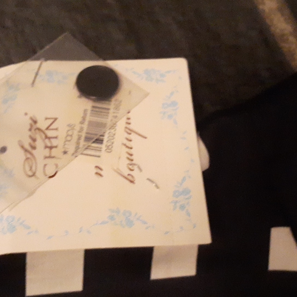 Suzi Chin Black & White Check Fit & Flare Dress SIZE 14 – Belted Shirt Dress NWT - Picture 5 of 7